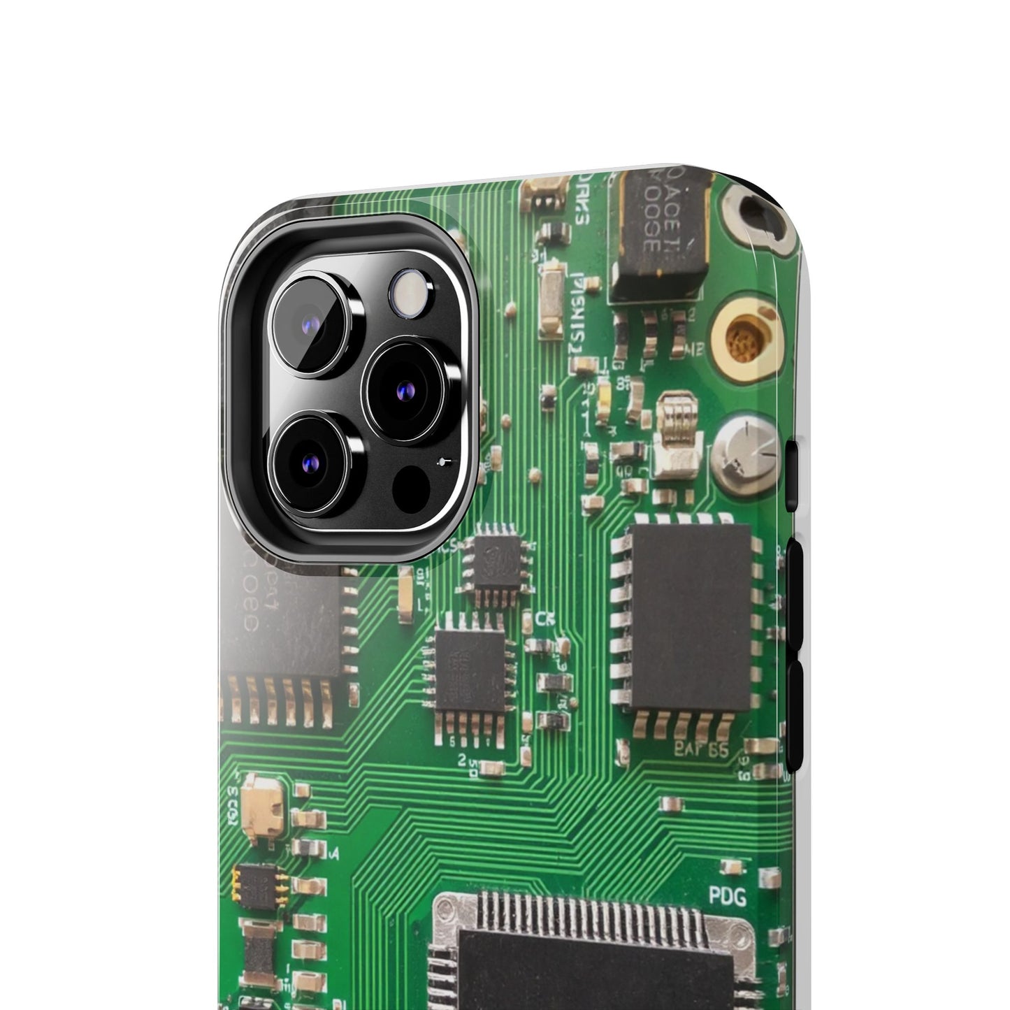 Circuit Board Tough Phone Case - Durable Tech Design