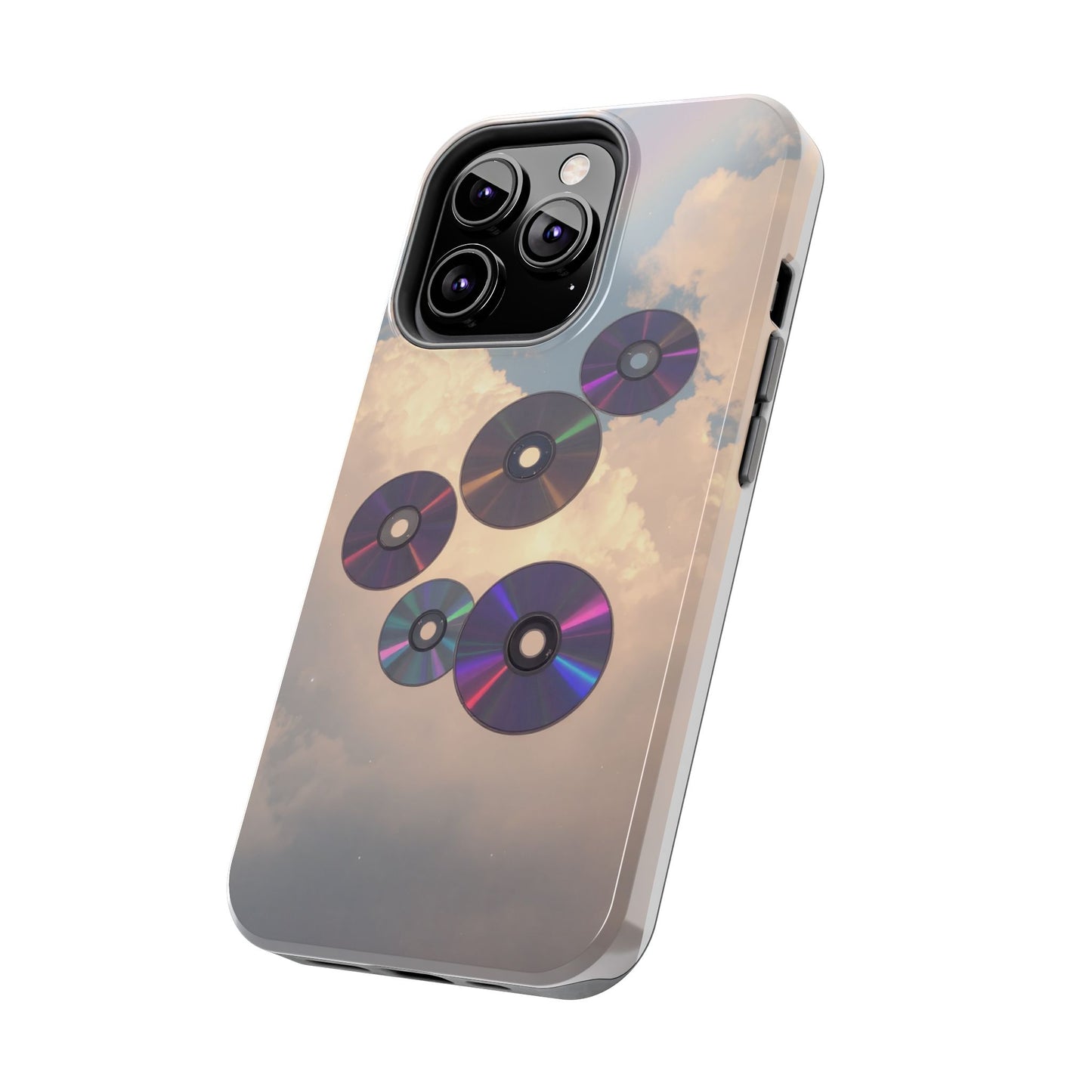 Vibrant Cloud CD Tough Phone Case - Durable and Stylish