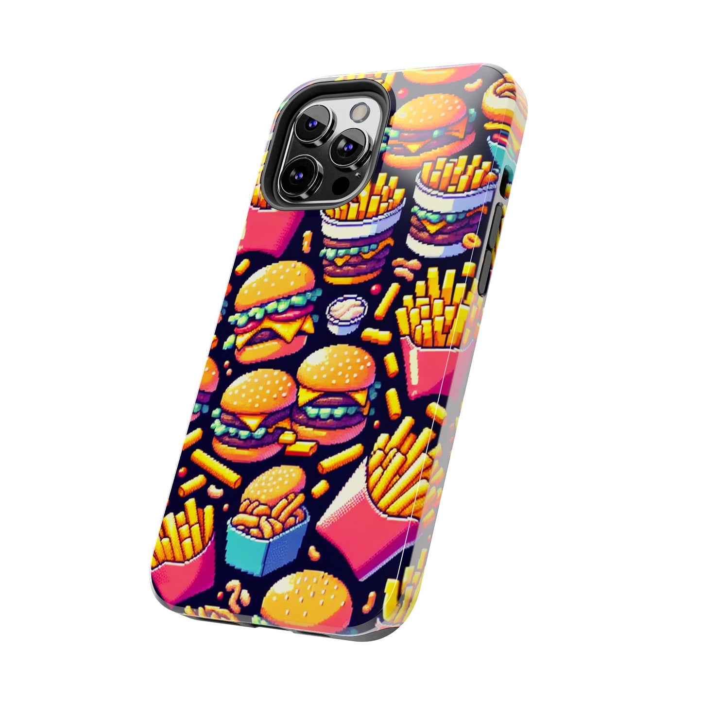 Retro Fast Food Phone Case - Tough and Durable - for iPhone