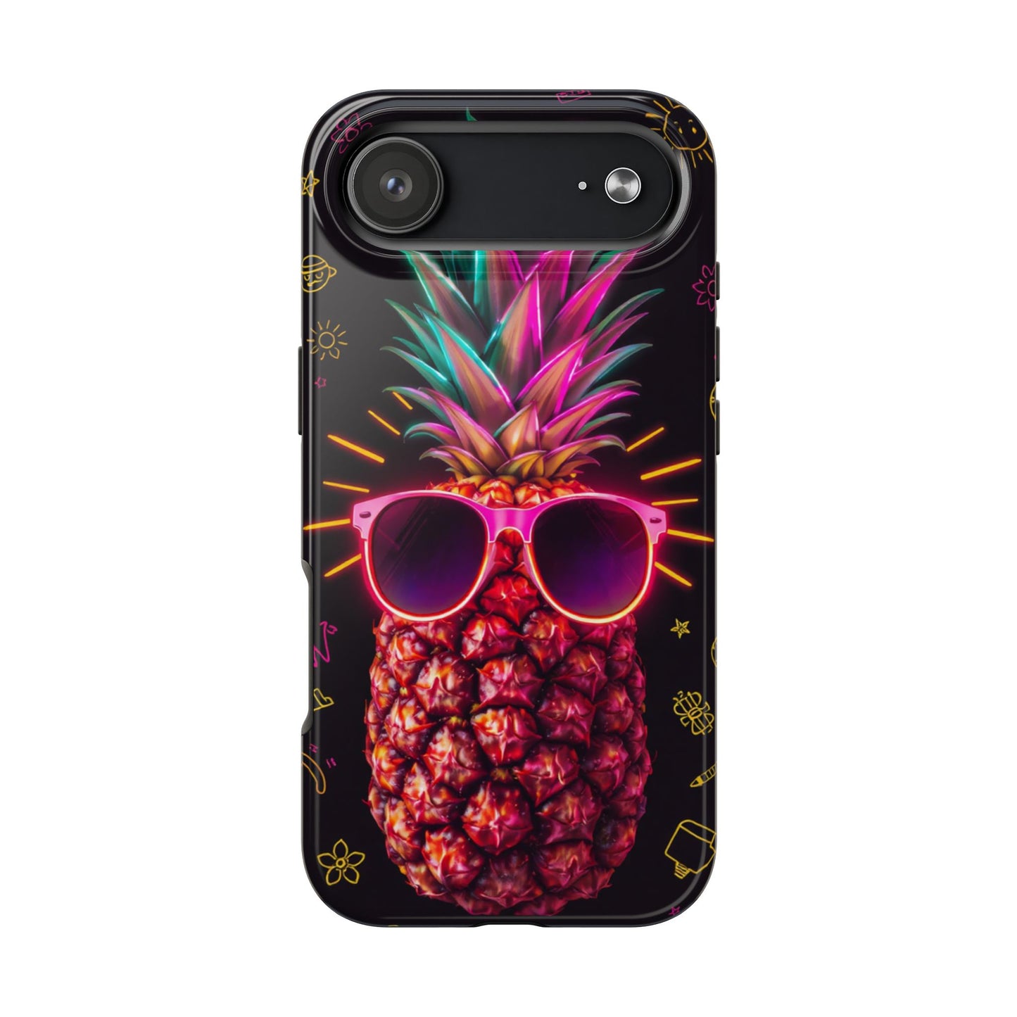 Tough Pineapple Phone Case - Cool, Vibrant Design Perfect for Summer Vibes