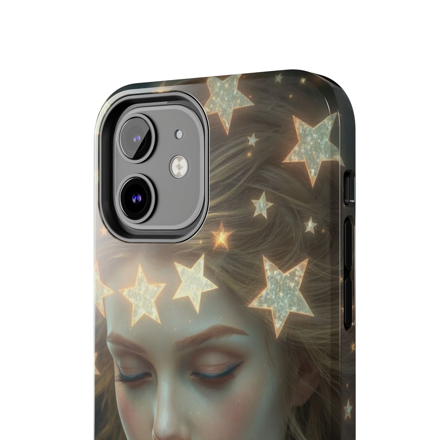 Celestial Dream Tough Phone Case - Artistic Starry Design for Style Enthusiasts