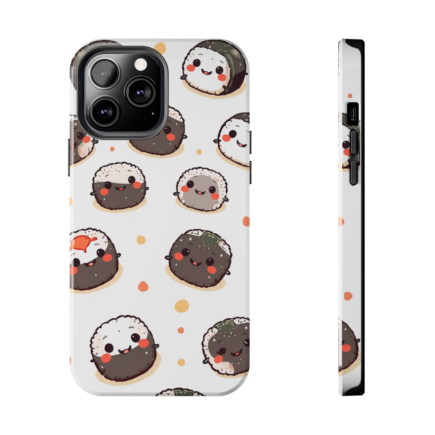 Cute Sushi Tough Phone Case - Kawaii Design for Food Lovers