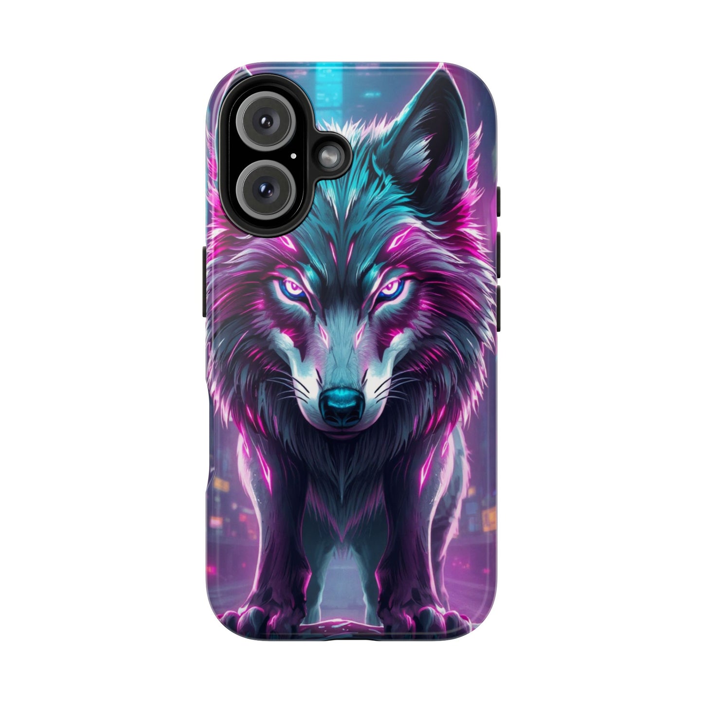 Fierce Wolf Phone Case - Tough & Vibrant Design for Animal Lovers