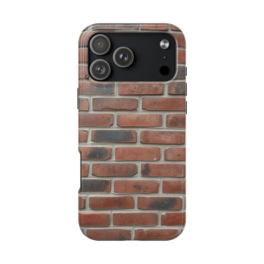 Brick Wall Tough Phone Case - Durable Protection with Urban Style