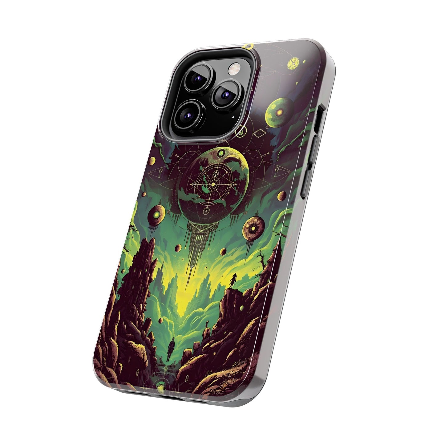 Cosmic Adventure Tough Phone Case - Galaxy Design for Space Enthusiasts - for iPhone