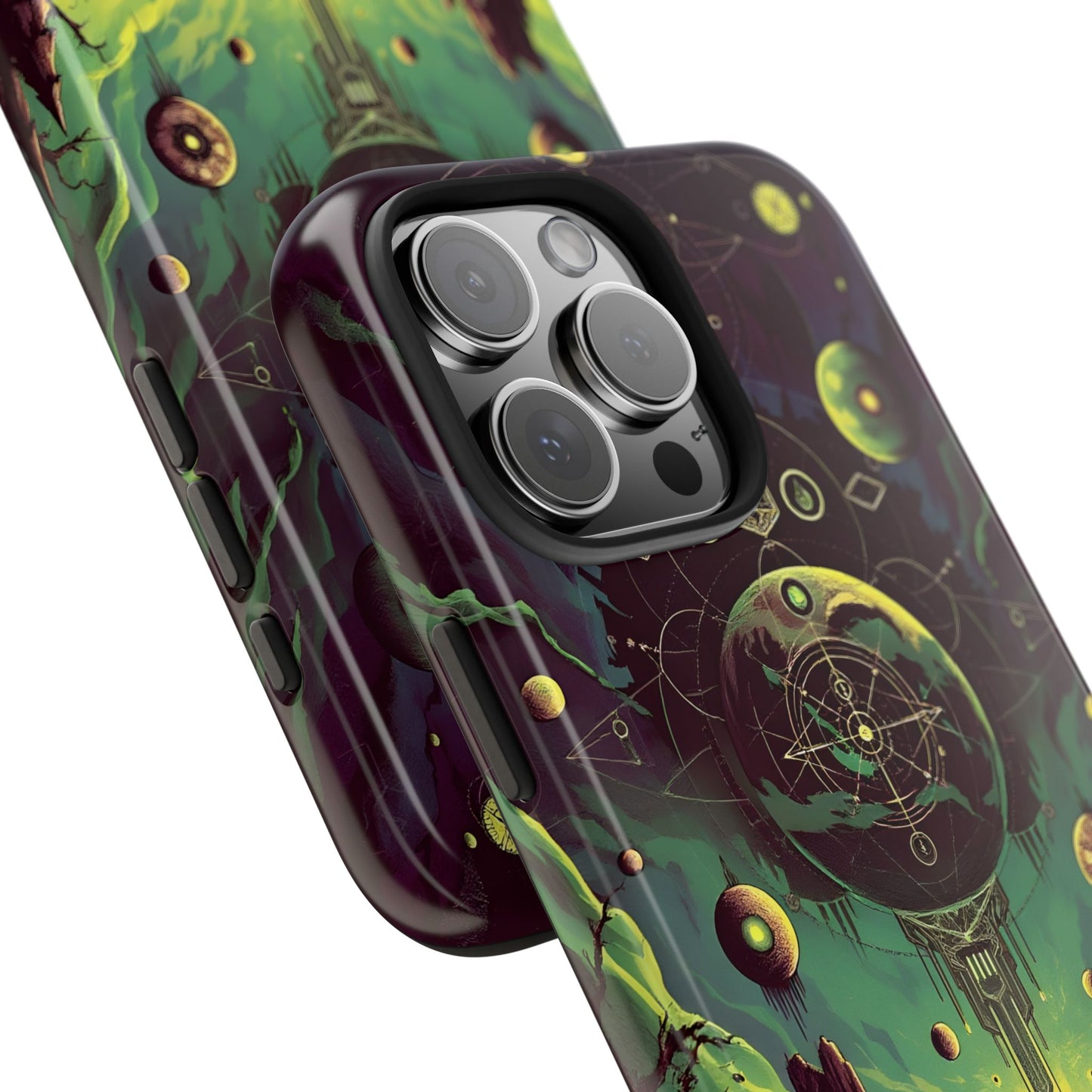 Cosmic Adventure Tough Phone Case - Galaxy Design for Space Enthusiasts - for iPhone