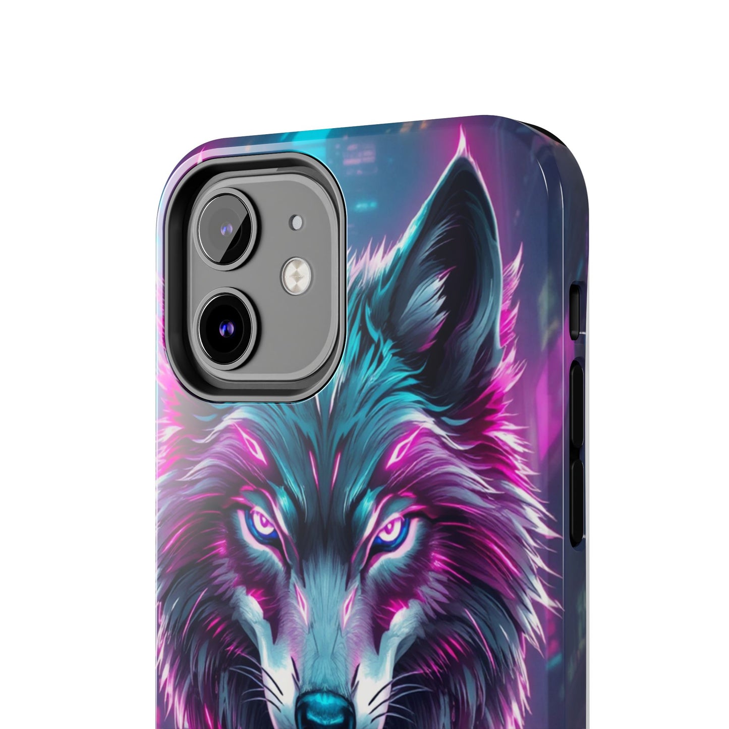 Fierce Wolf Phone Case - Tough & Vibrant Design for Animal Lovers
