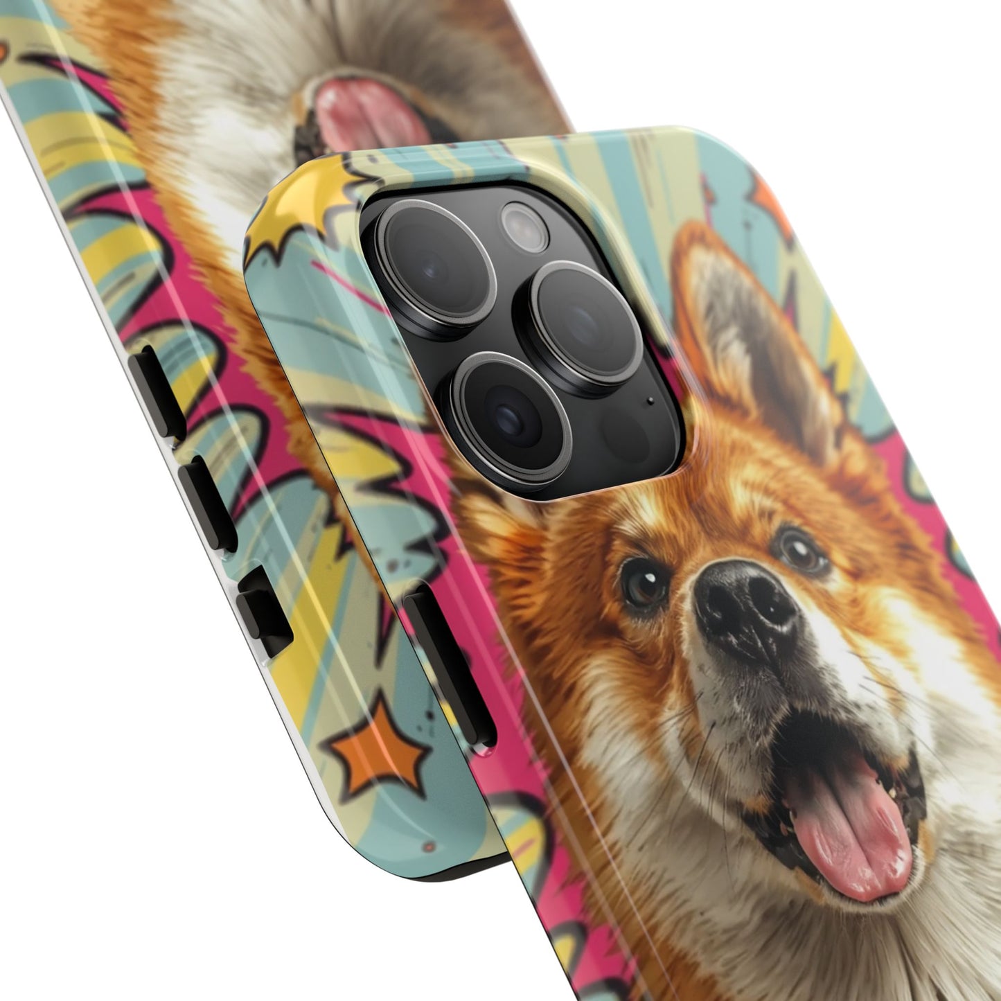 Playful Dog Tough Phone Case - Durable & Stylish Pet Lover Gift