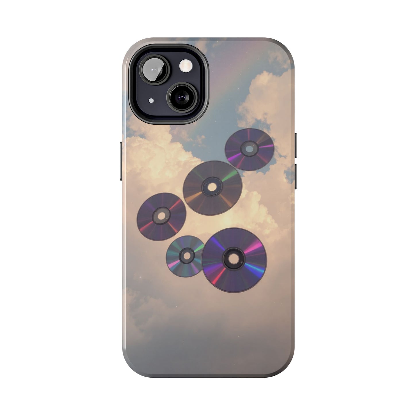Vibrant Cloud CD Tough Phone Case - Durable and Stylish