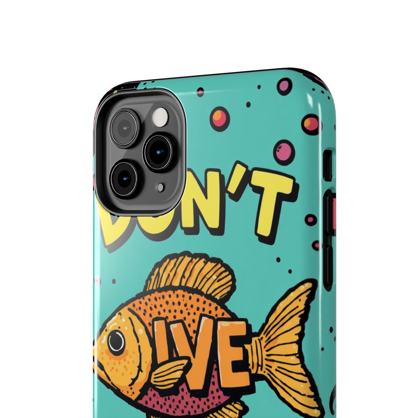 Catchy Fish-Themed Tough Phone Cases, Unique Gift for Fish Lovers, Durable Protection for Phones, Fun Aquatic Design, Ideal for Holidays