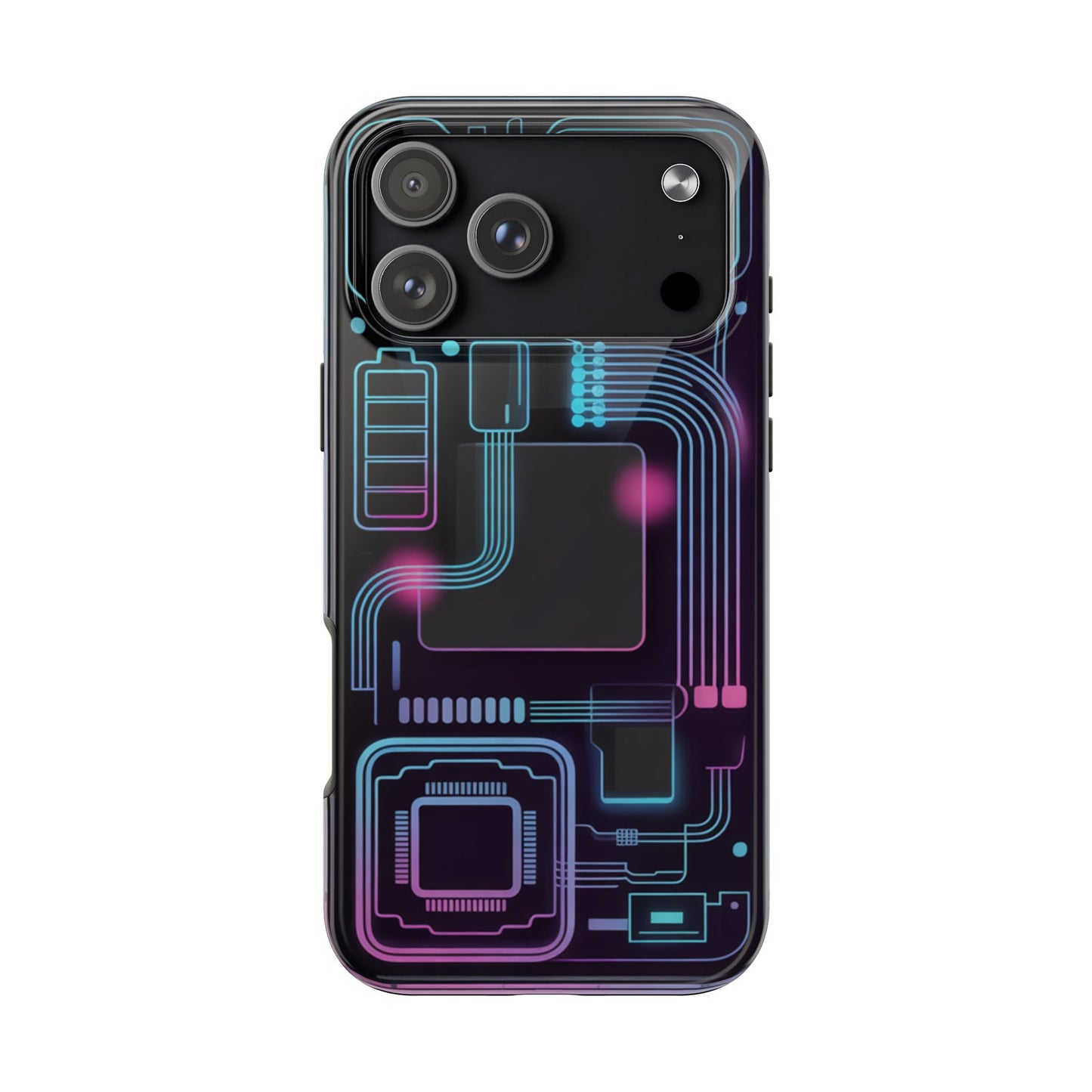 Cyberpunk Circuits Tough Phone Case