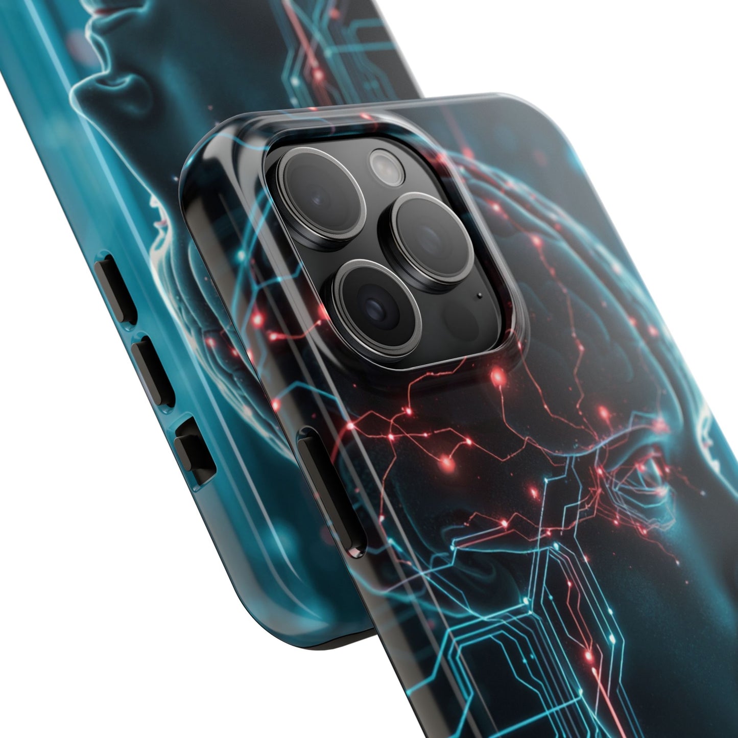 Futuristic Brain Design Tough Phone Case