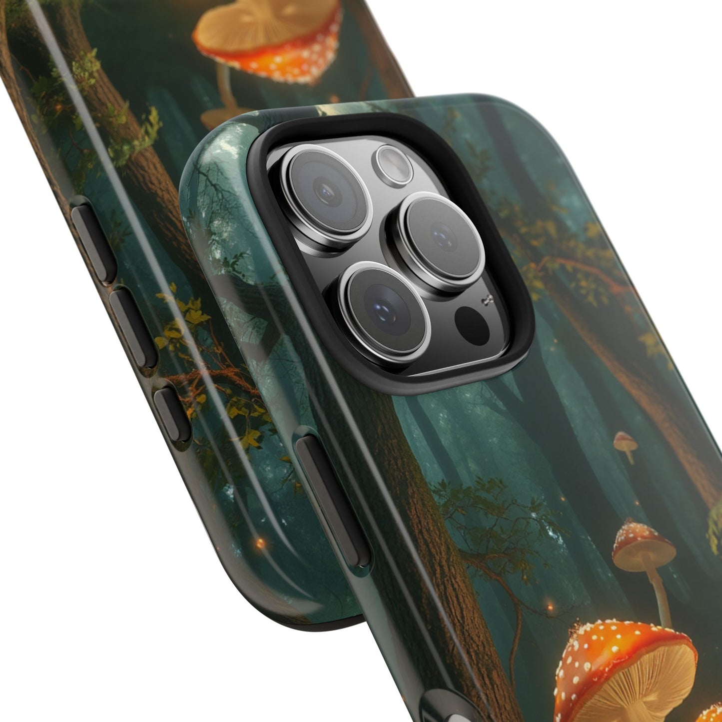 Whimsical Mushroom Tough Phone Case - Forest Fantasy Design