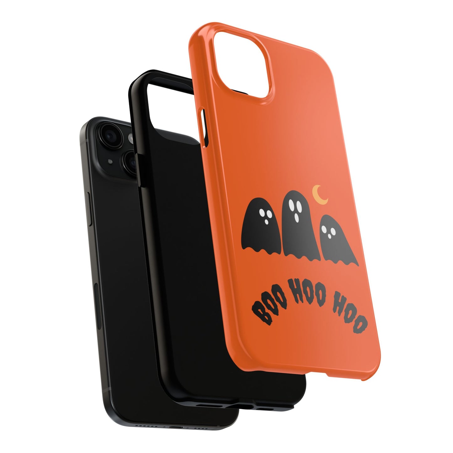 Halloween Ghost Phone Case - Boo Hoo Hoo Design - for iPhone