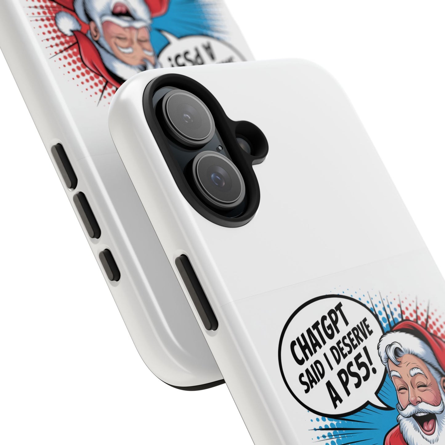 Santa Laughing  Phone Case - "CHATGPT Said I Deserve A PS5!"