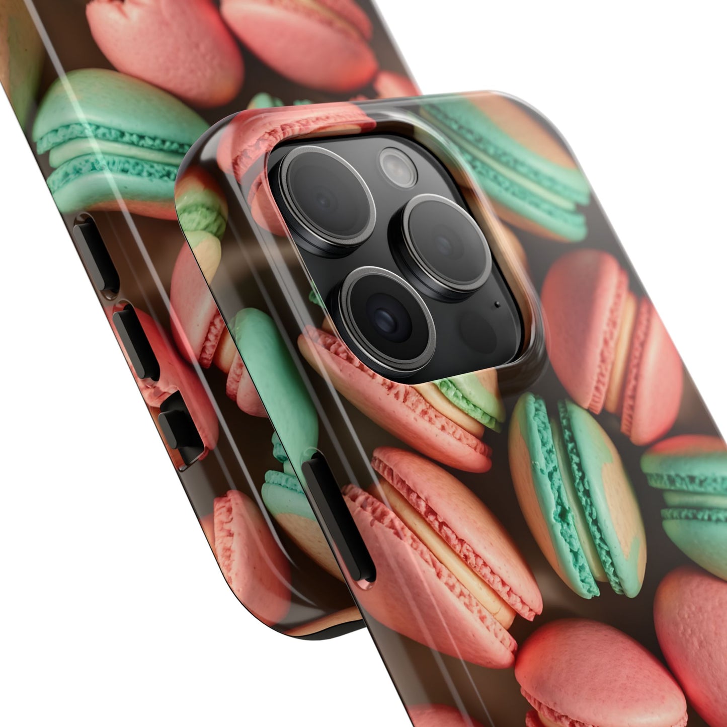 Colorful Tasty Macarons Tough Phone Case - Durable Protection with Sweet Aesthetic - for iPhone