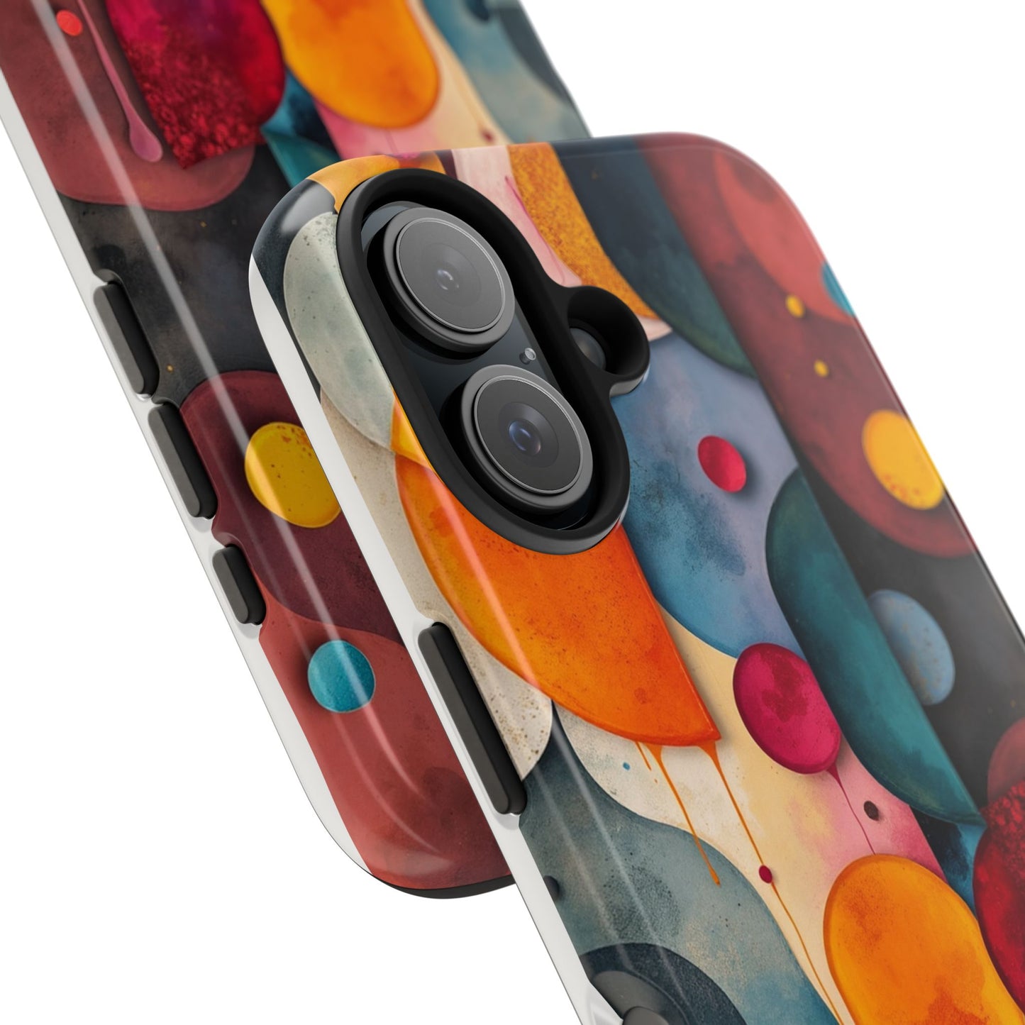 Artistic Tough Phone Cases - Colorful Abstract Design for Trendy Protection - for iPhone