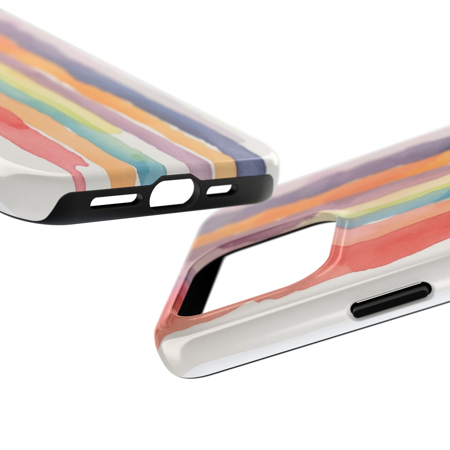 Colorful Watercolor Tough Phone Case - Stylish and Durable Cover for Creative Souls