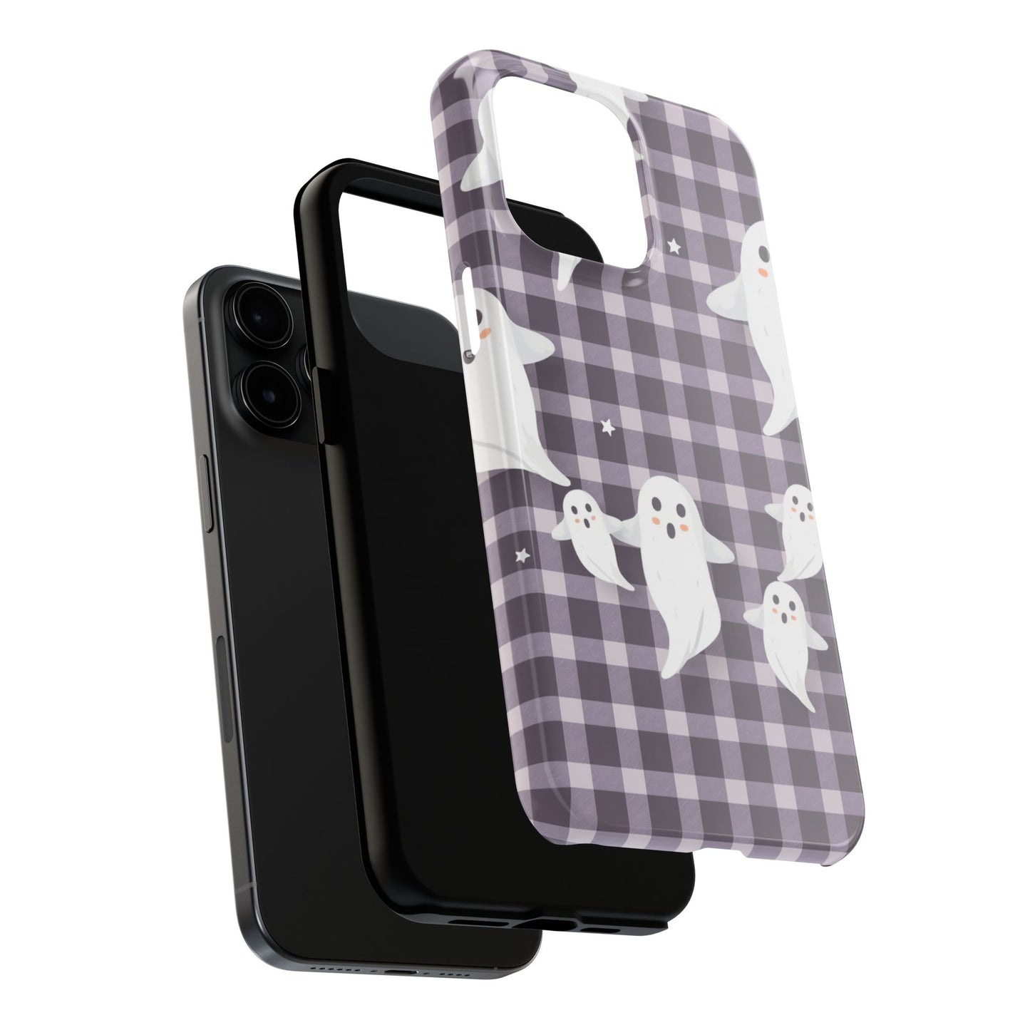 Cute Ghosts Tough Phone Case - Whimsical Halloween Design for Spooky Vibes
