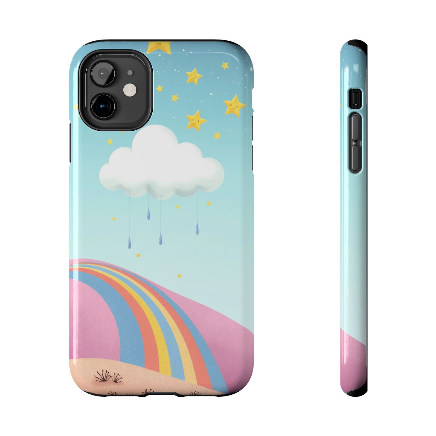 Colorful Rainbow Phone Case - Durable Tough Design for Adventurers