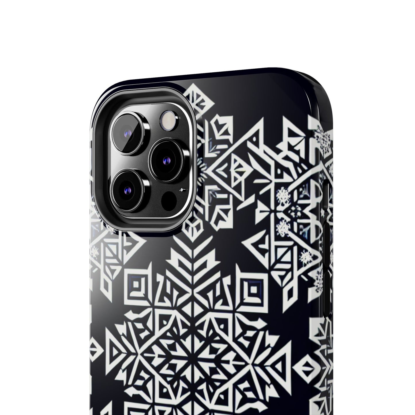 Winter Wonderland Tough Phone Case - Digital Snowflake - for iPhone