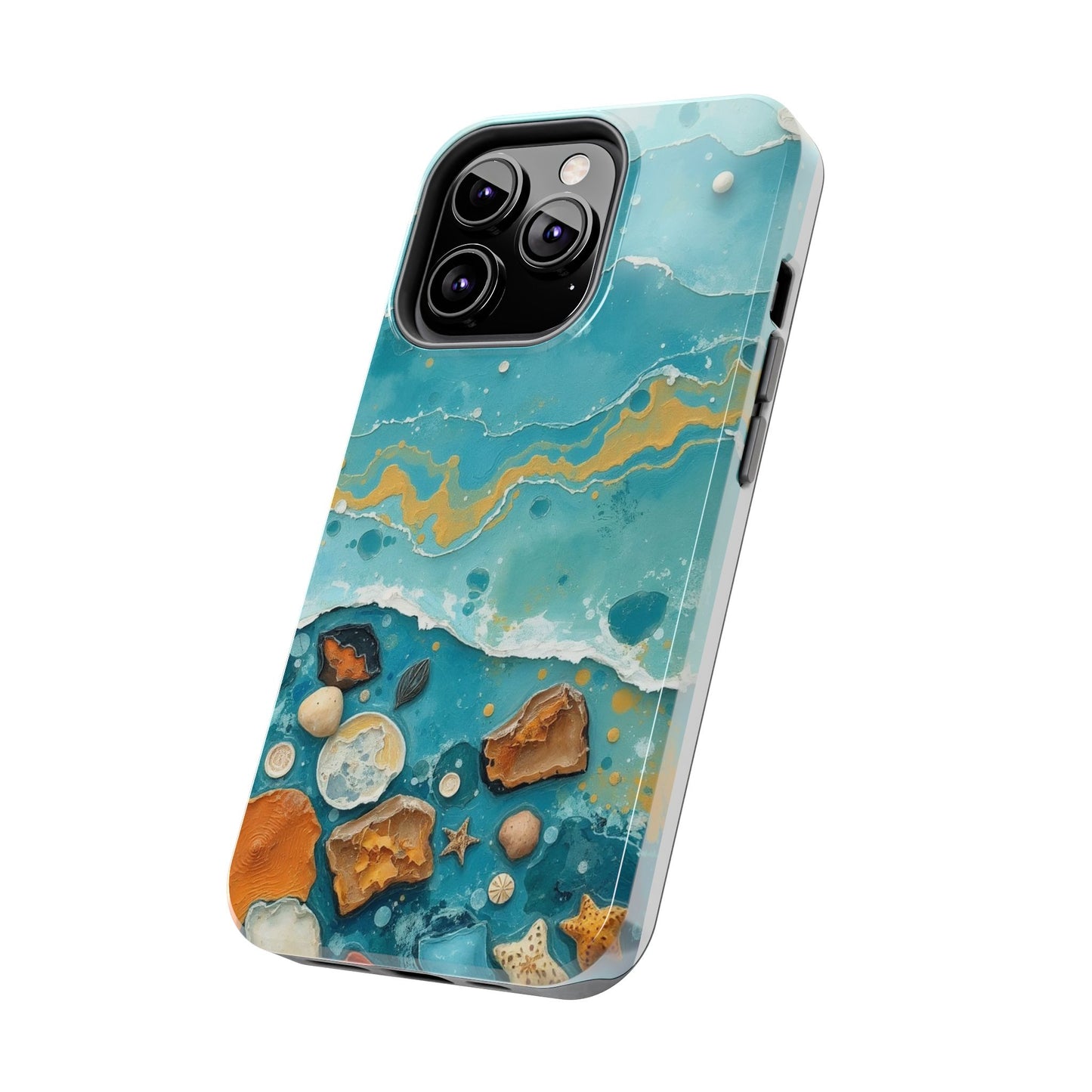 Ocean-Inspired Tough Phone Cases - Coastal Beach Vibe, Easy Accessory for Beach Lovers