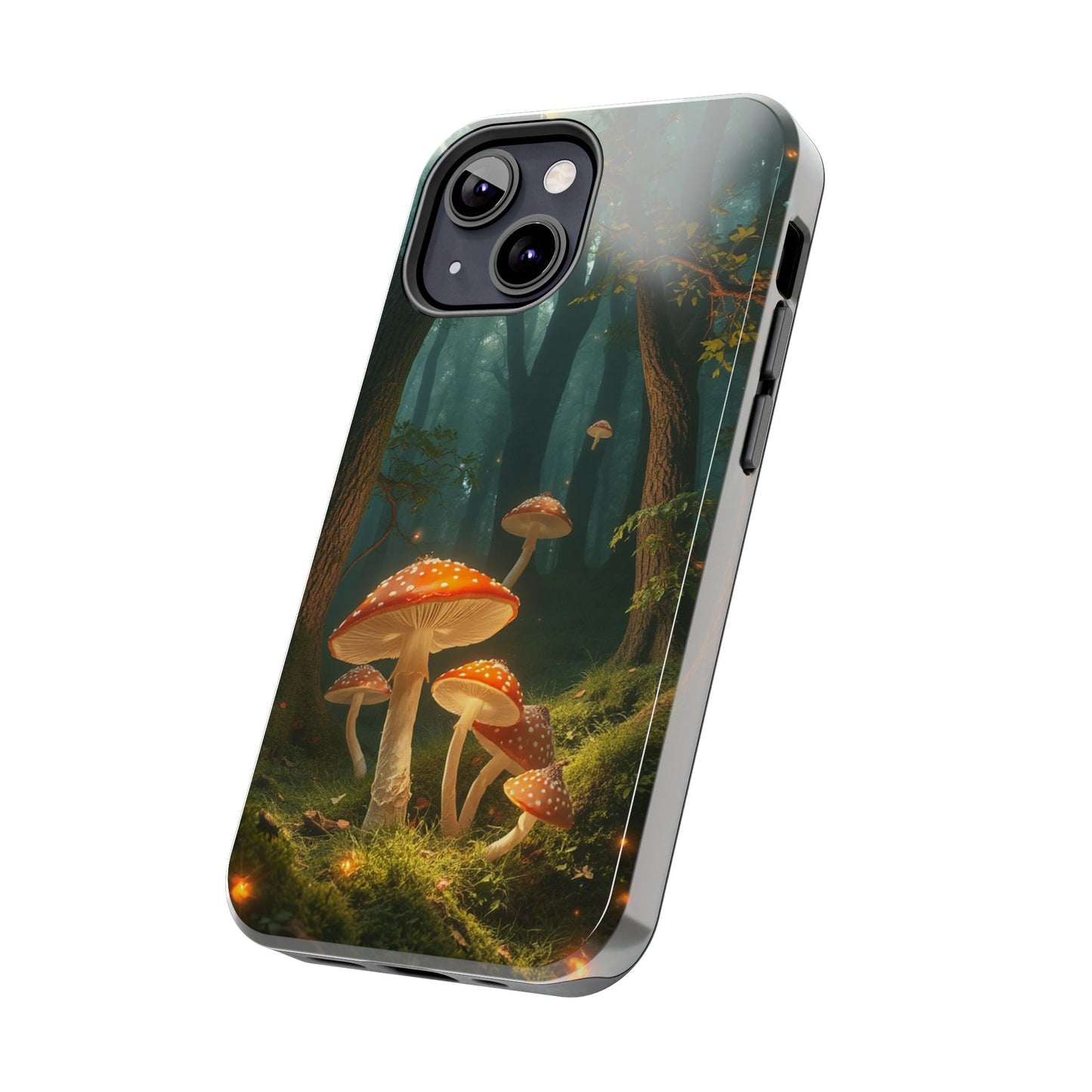 Whimsical Mushroom Tough Phone Case - Forest Fantasy Design