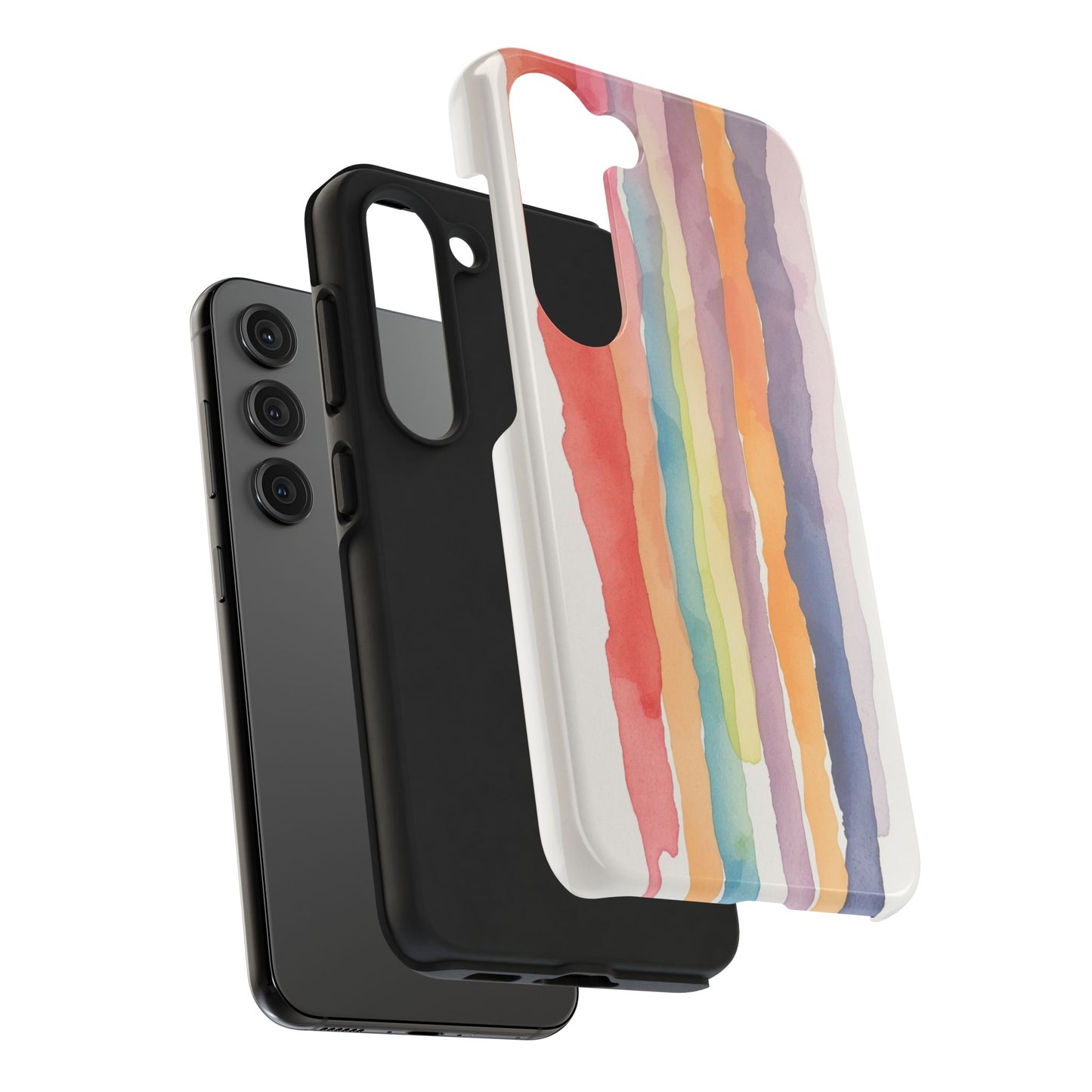 Colorful Watercolor Tough Phone Case - Stylish and Durable Cover for Creative Souls