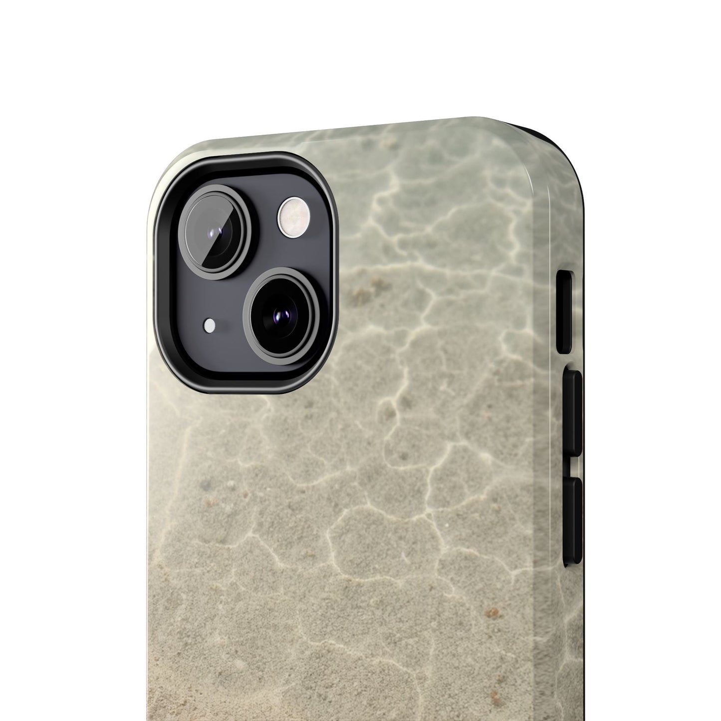 Beach-Inspired Tough Phone Case with Starfish and Seashell Design