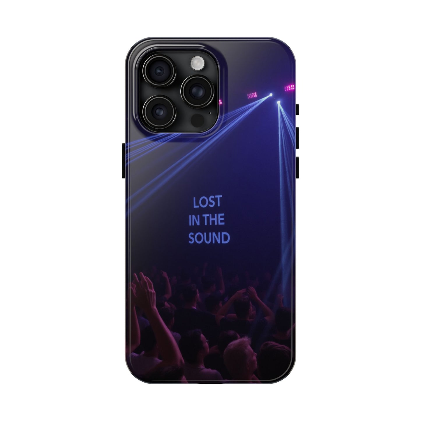 Vibrant Tough Phone Case - 'Lost in the Sound' Design for Music Lovers