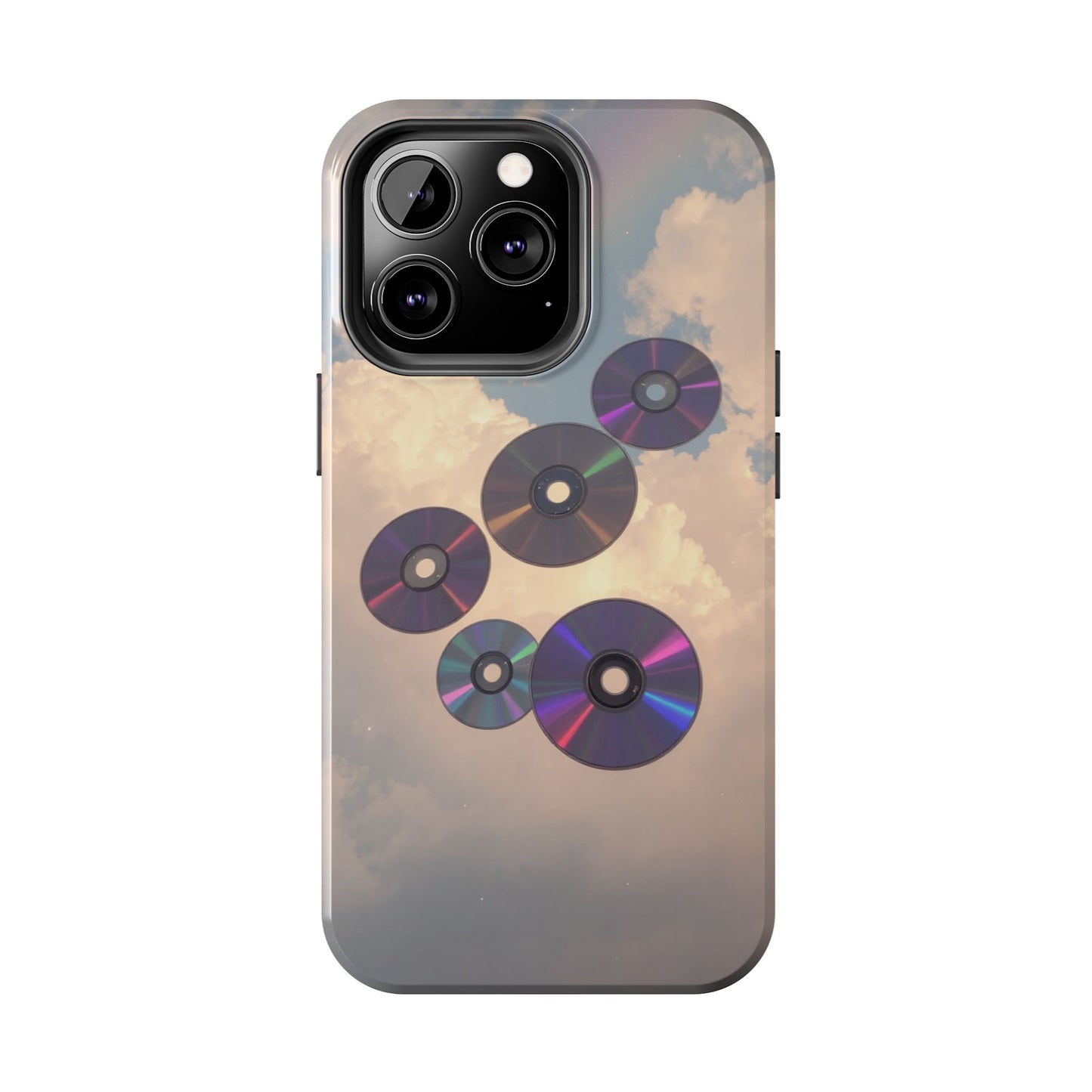 Vibrant Cloud CD Tough Phone Case - Durable and Stylish