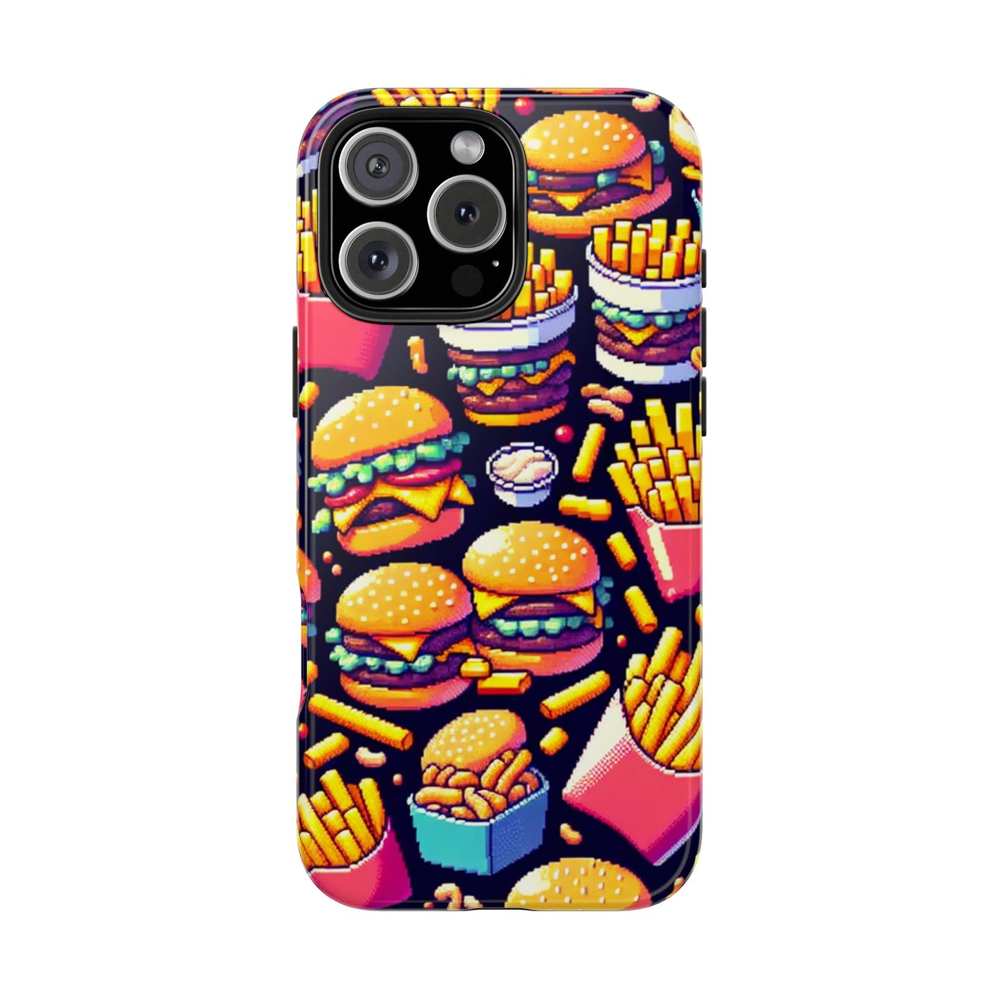 Retro Fast Food Phone Case - Tough and Durable - for iPhone
