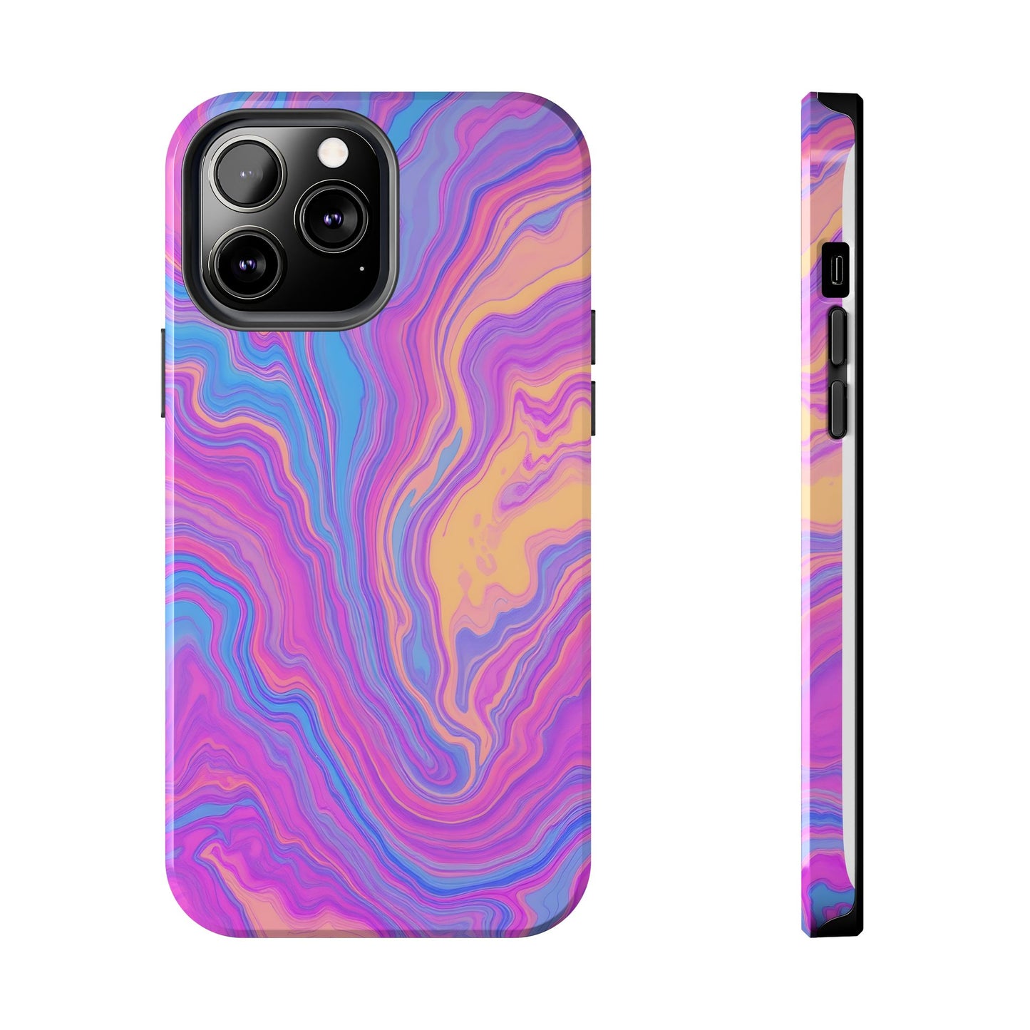Pop Art Liquid Texture Marble Phone Case - Tough & Stylish Design - for iPhone