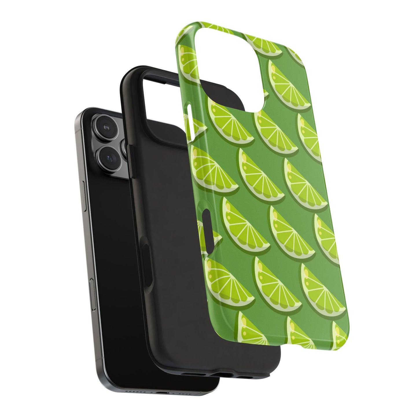 Lime Slice Tough Phone Case - Green Party - for iPhone