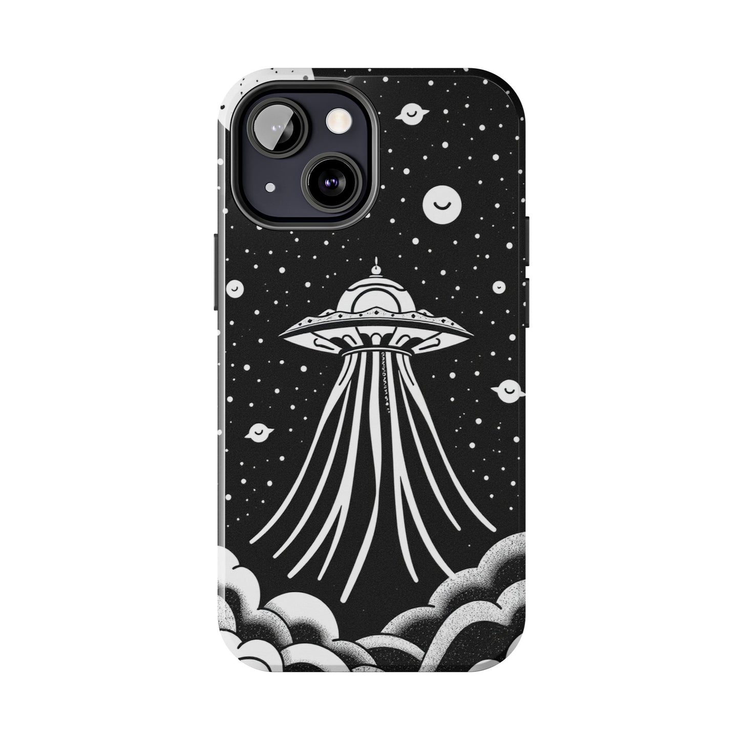 Galaxy UFO Tough Phone Case - Durable Protection with Unique Space Design