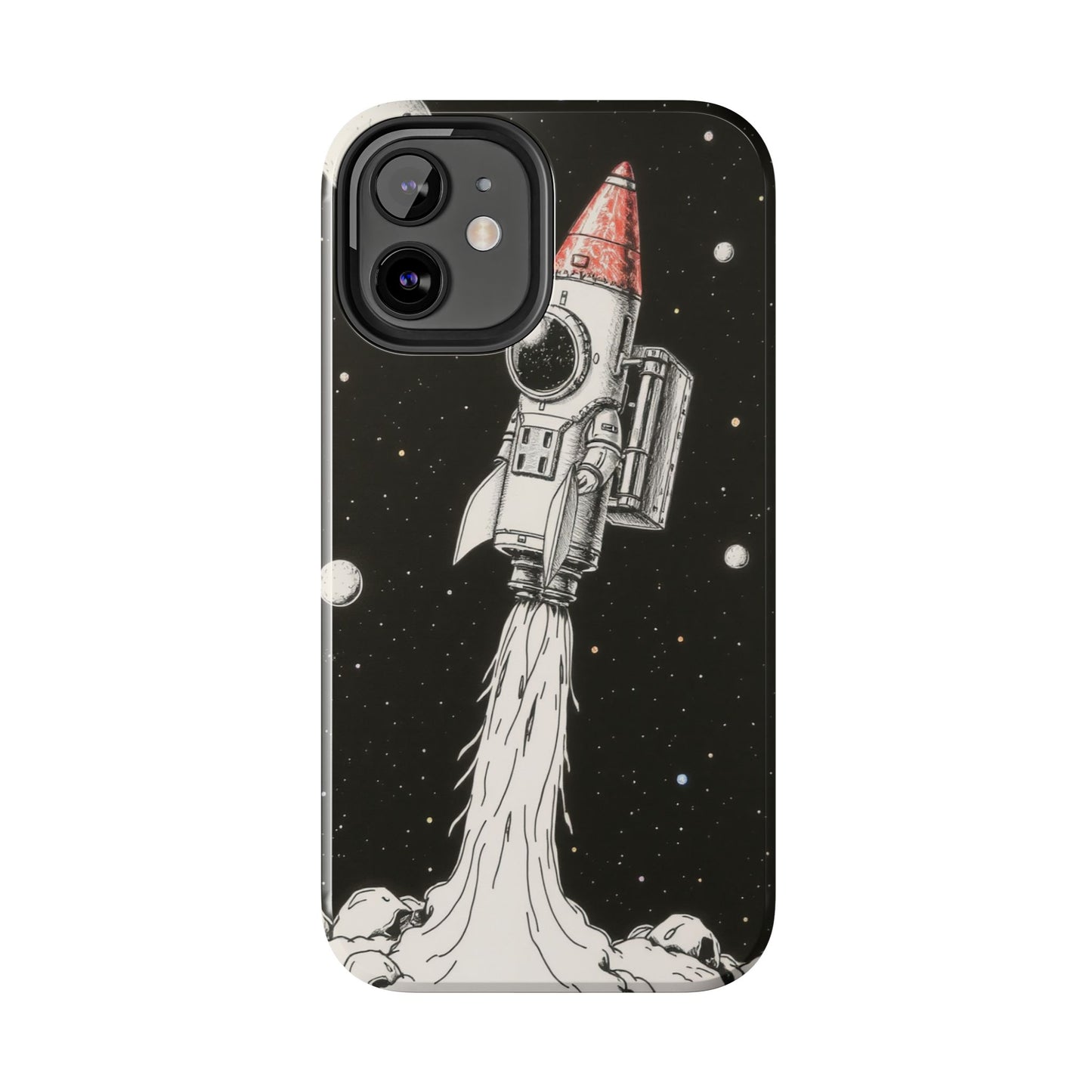 Cool Tough Phone Case for iPhone - Astro-Rocket Bond