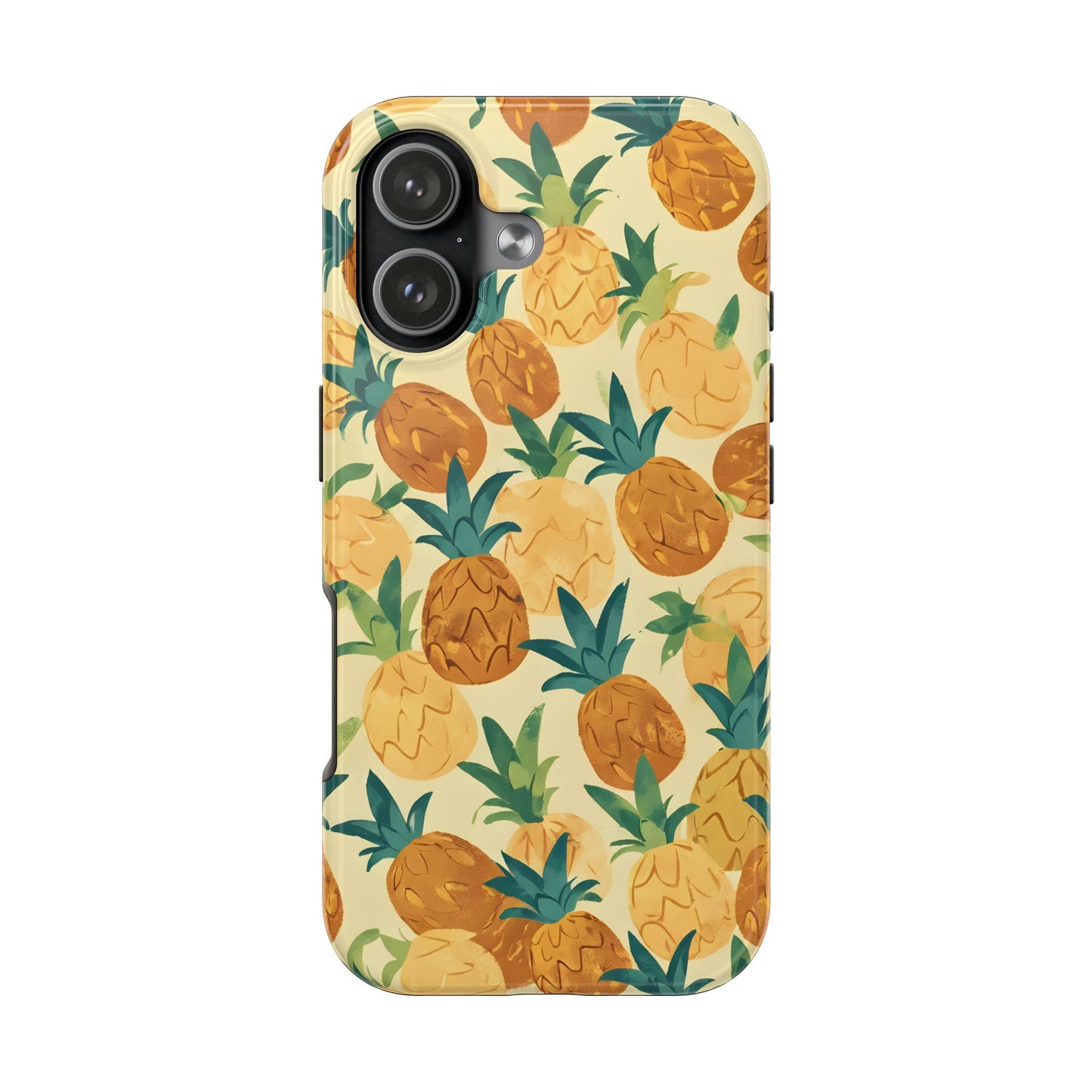 Pineapple Paradise Tough Phone Case - Durable and Stylish for Summer Vibes - for iPhone