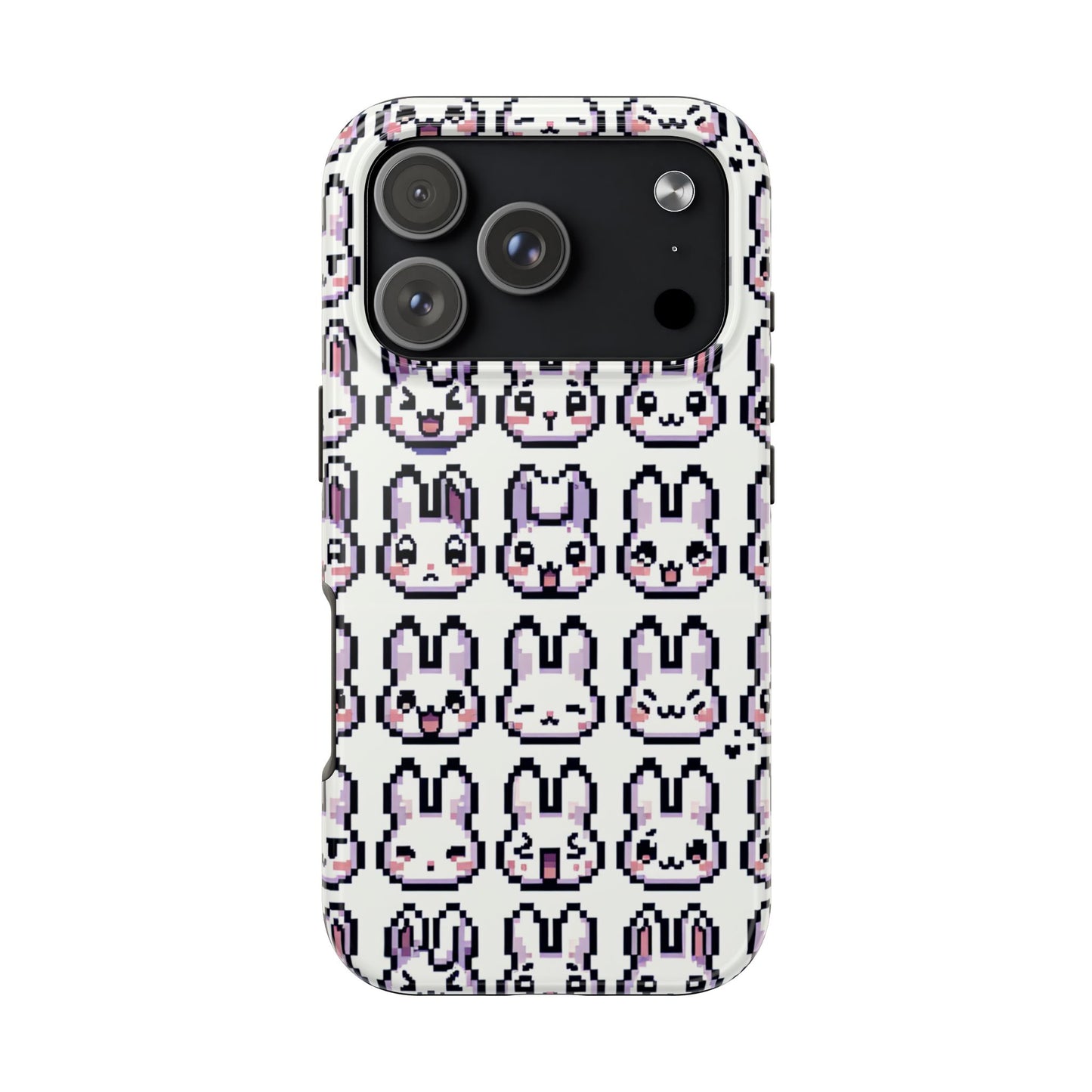 Cute Pixel Bunny Tough Phone Case - Stylish & Protective Cover for iPhone