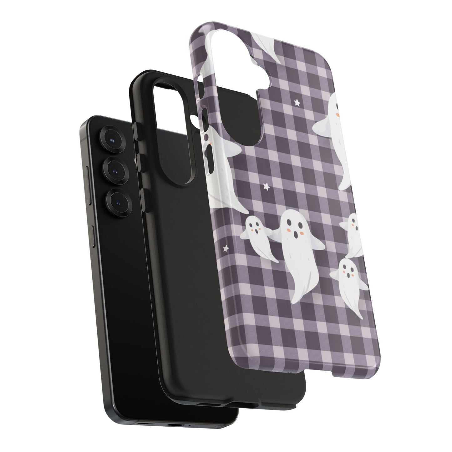 Cute Ghosts Tough Phone Case - Whimsical Halloween Design for Spooky Vibes