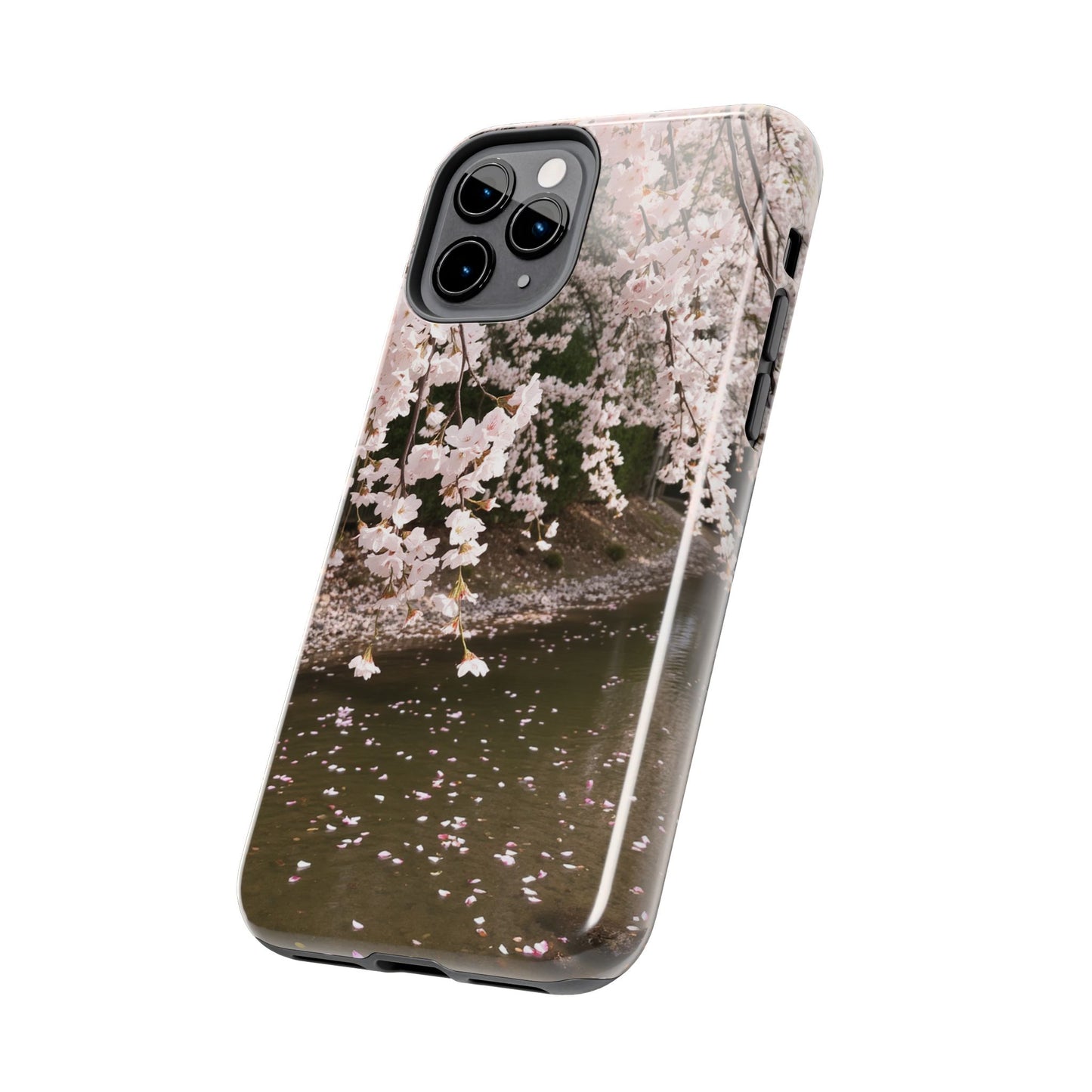 Cherry Blossom Tough Phone Cases - Durable Protection with Floral Serenity