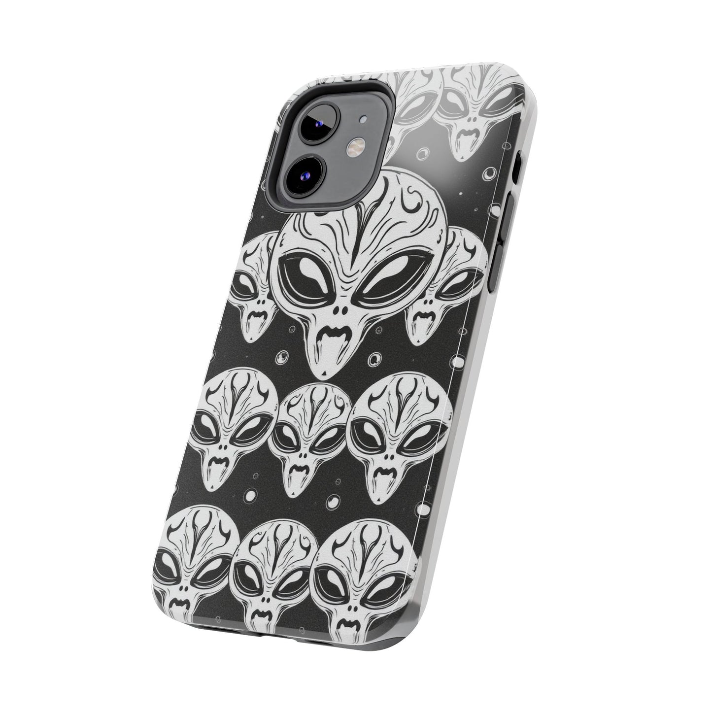 Alien Pattern Tough Phone Case - Durable Protection with Out-of-This-World Design