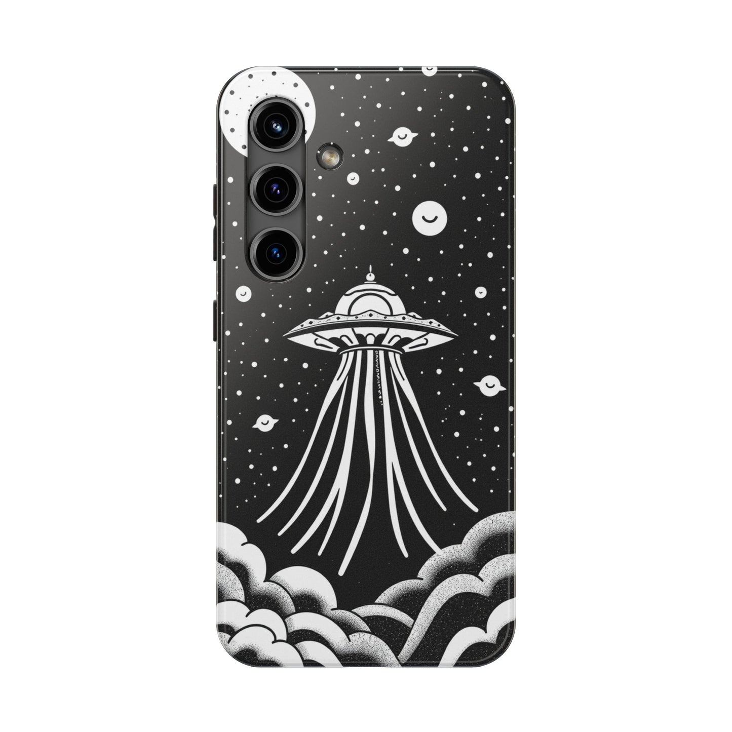 Galaxy UFO Tough Phone Case - Durable Protection with Unique Space Design