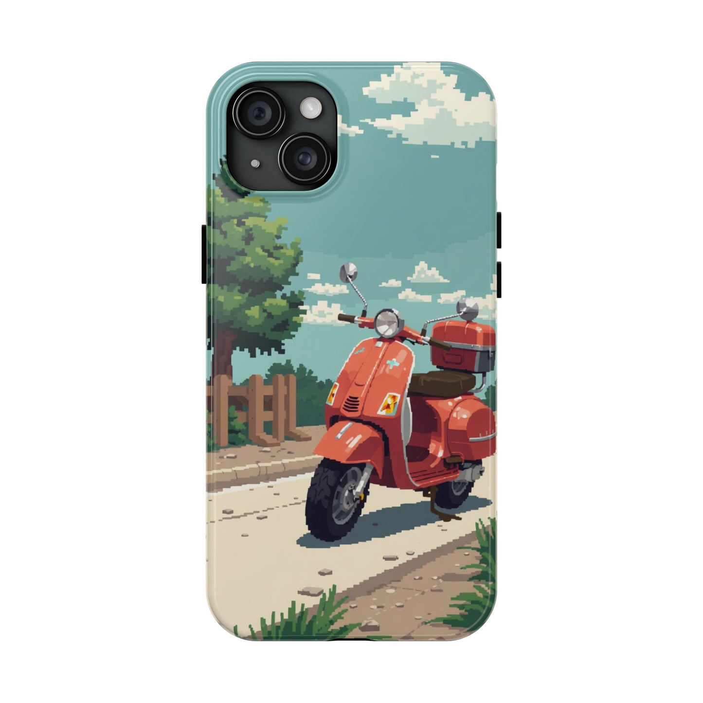 Retro Scooter Phone Case - Tough & Stylish Protection