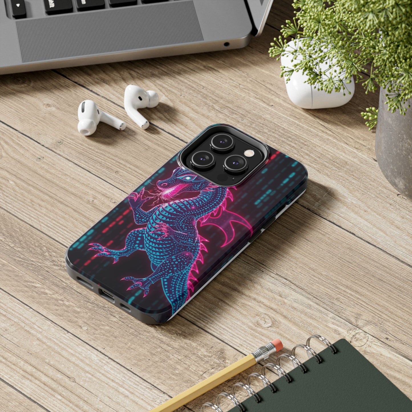 Electrifying Dragon Phone Case - Tough, Stylish Protection for Fantasy Lovers