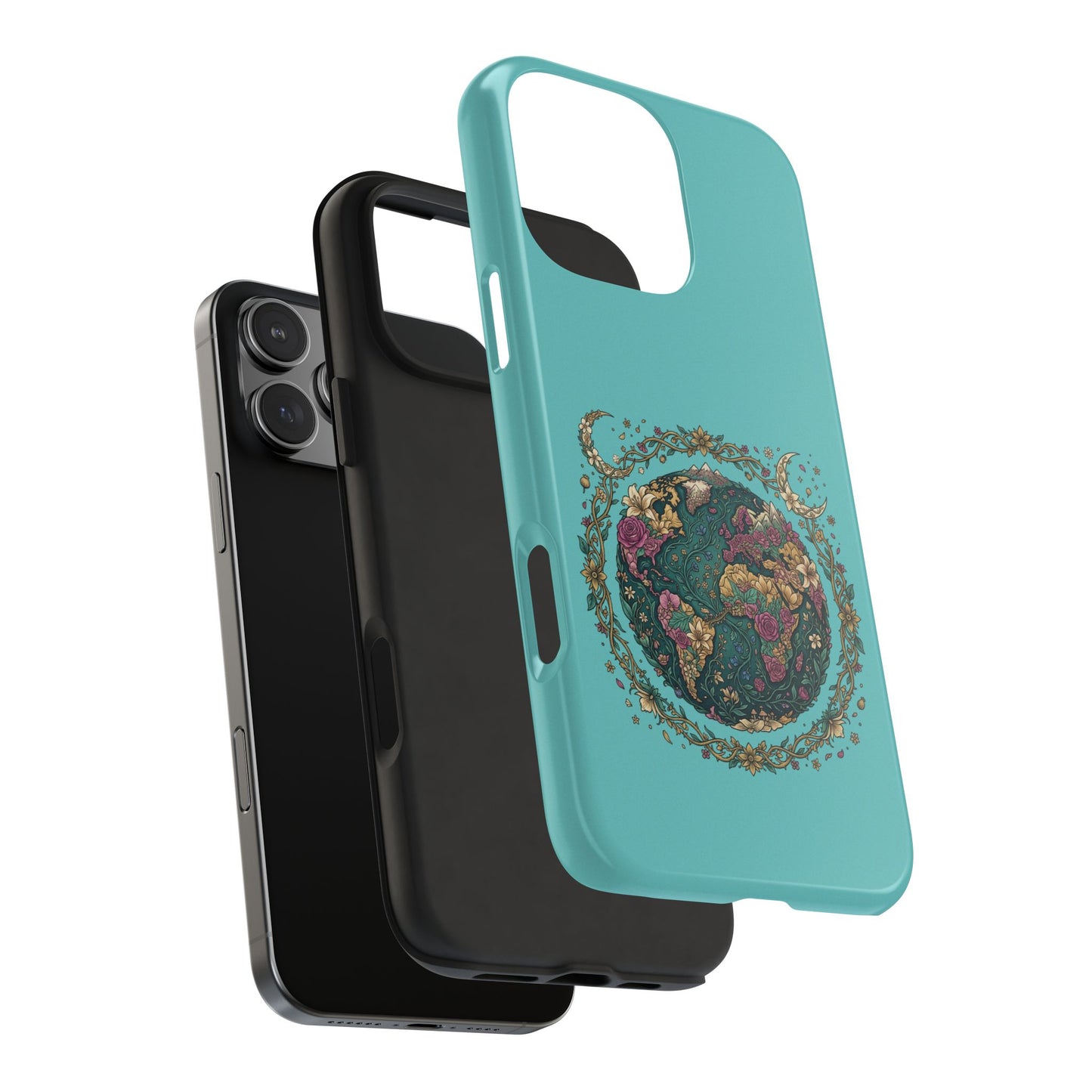 Mystical Floral Planet Phone Case — Tough Protective Phone Case