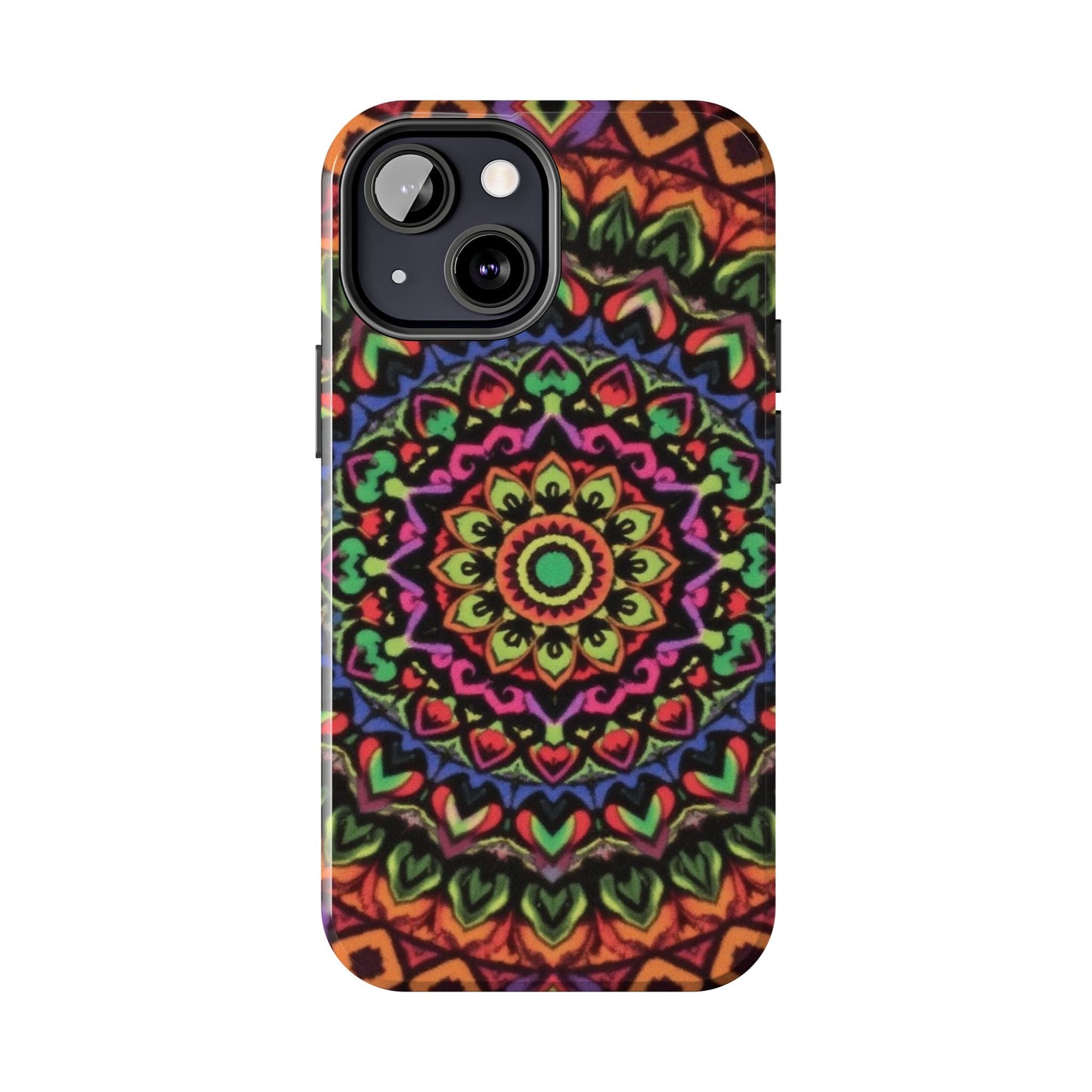 Colorful Mandala Tough Phone Case - Vibrant Designs for Trendy Protection - for iPhone