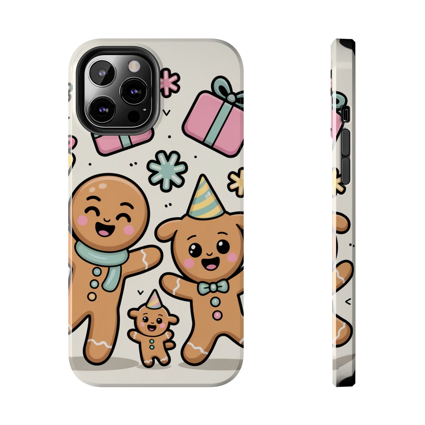 Gingerbread Family Dancing Holiday Phone Case