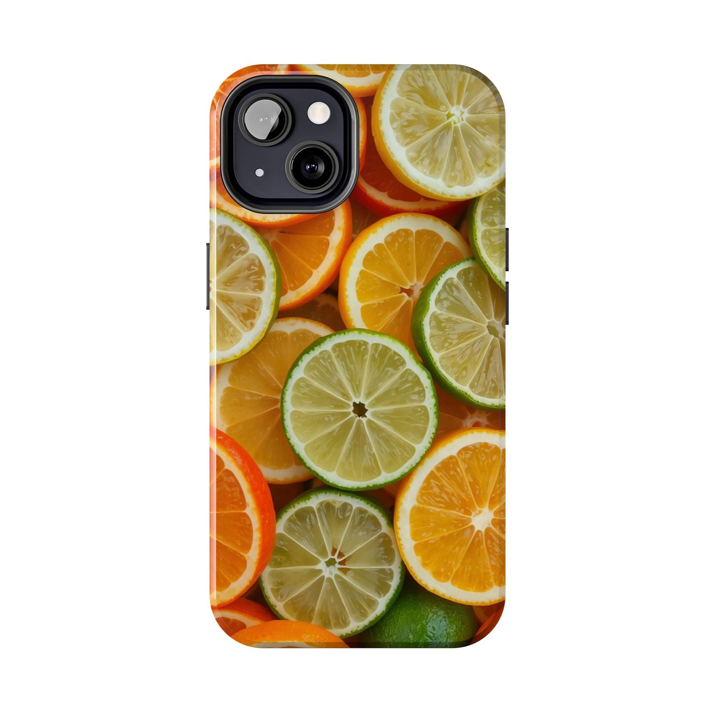 Citrus Slice Tough Phone Case – Vibrant Fruit Design for Summer Fun