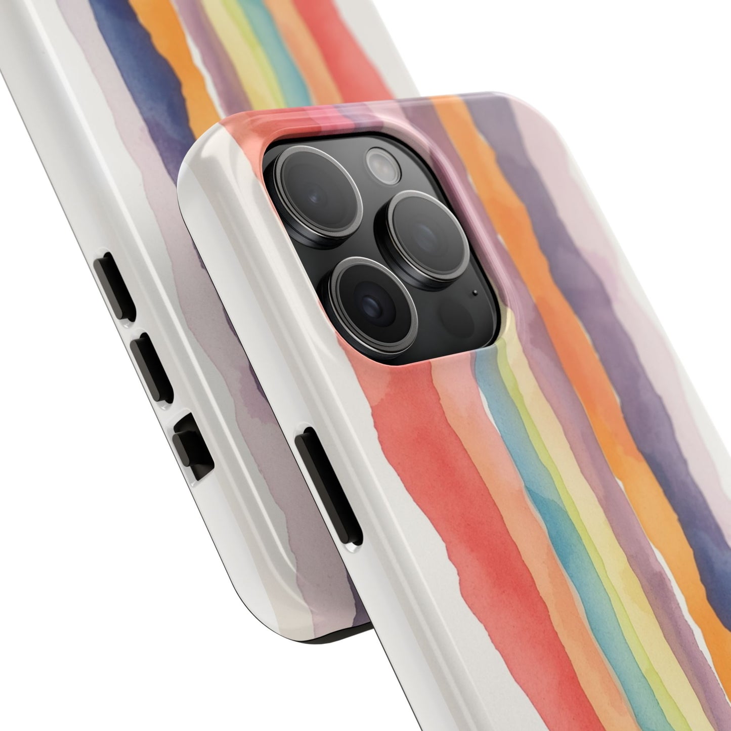 Colorful Watercolor Tough Phone Case - Stylish and Durable Cover for Creative Souls