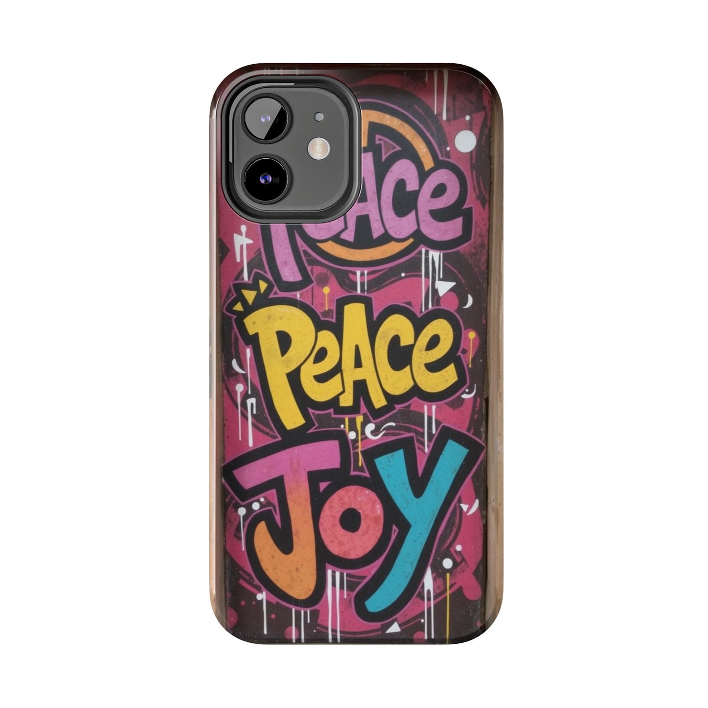 Colorful Peace Joy Tough Phone Case